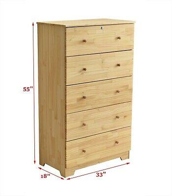 Solid Wood Chest Deep Drawers 4 Colors,AffordableFurnitureNYC.com